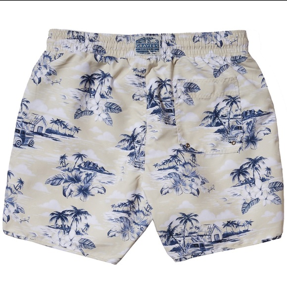 Brand New - Grayers South Pacific Recycled Poly Swim Trunks - Picture 2 of 4